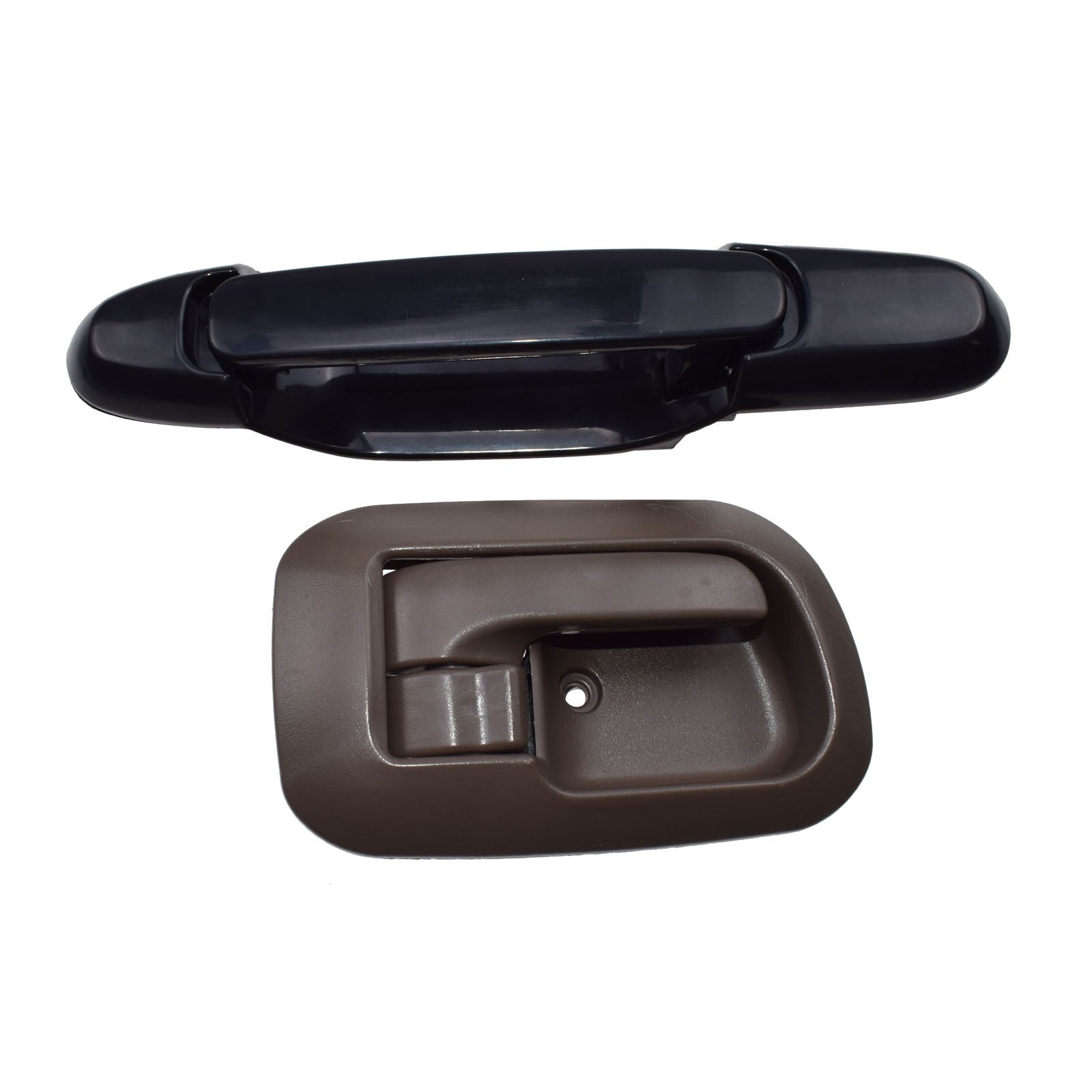 Black exterior, brown interior rear right door handle, suitable for 98-03 for Sienna , all new. n