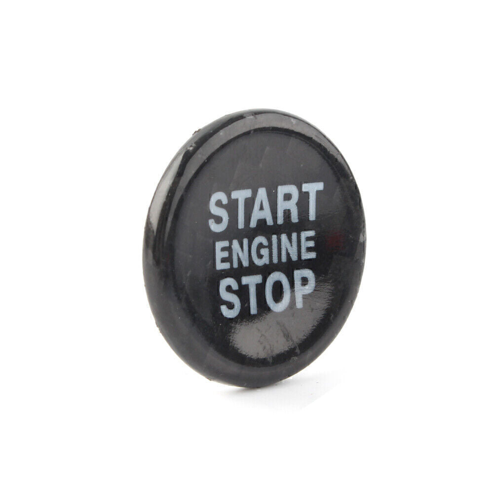 Black Carbon Engine Ignition Start Button Cover Fit for Alfa Romeo Giulia for Stelvio
