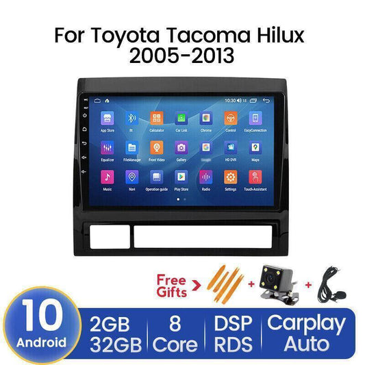 9 Android 10 Car Stereo GPS Carplay Octa Core for Toyota Tacoma 2005-2015