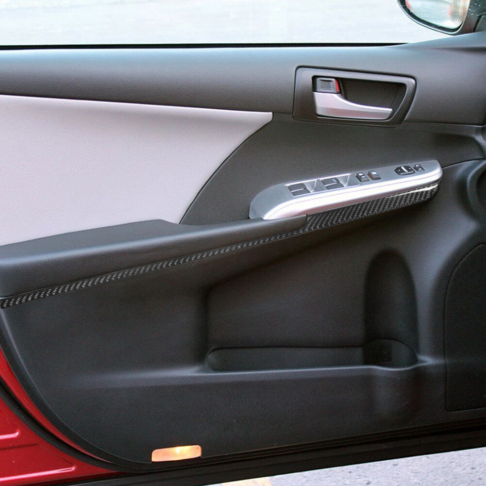Suitable for 2021-2023 for F150 carbon fiber style window switch panel cover decoration- v