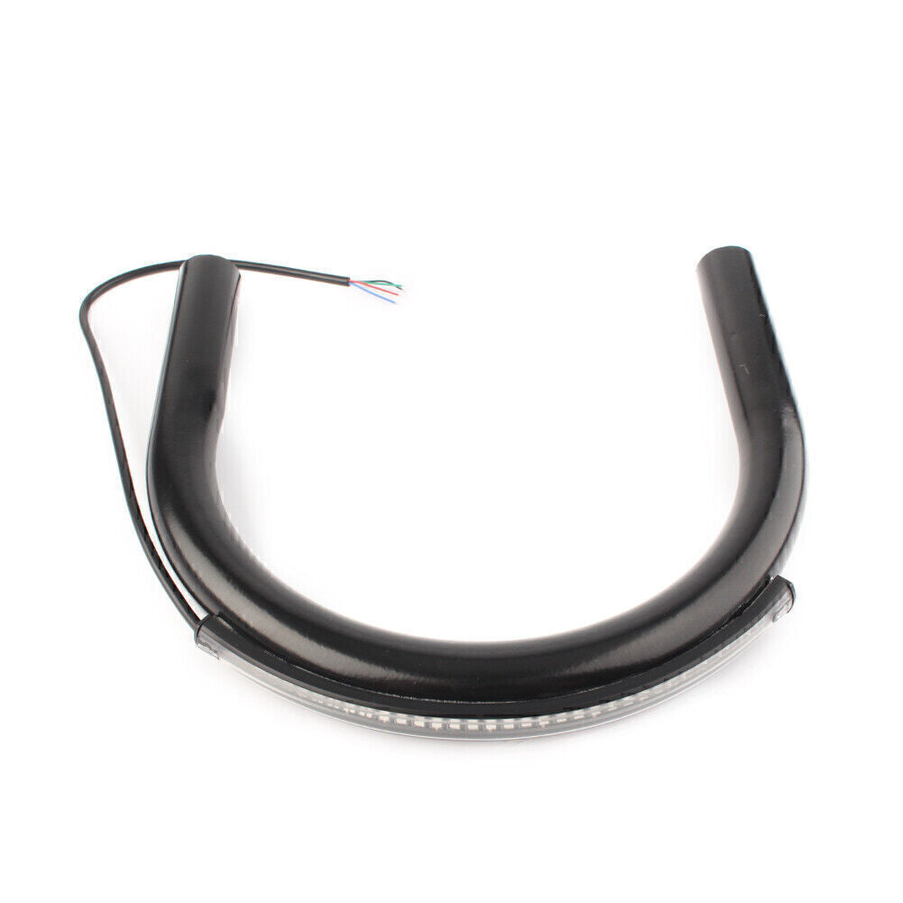 230mm Cafe Racer Frame Hoop Tracker End for Seat Loop Large & LED Turn Brake Light Q