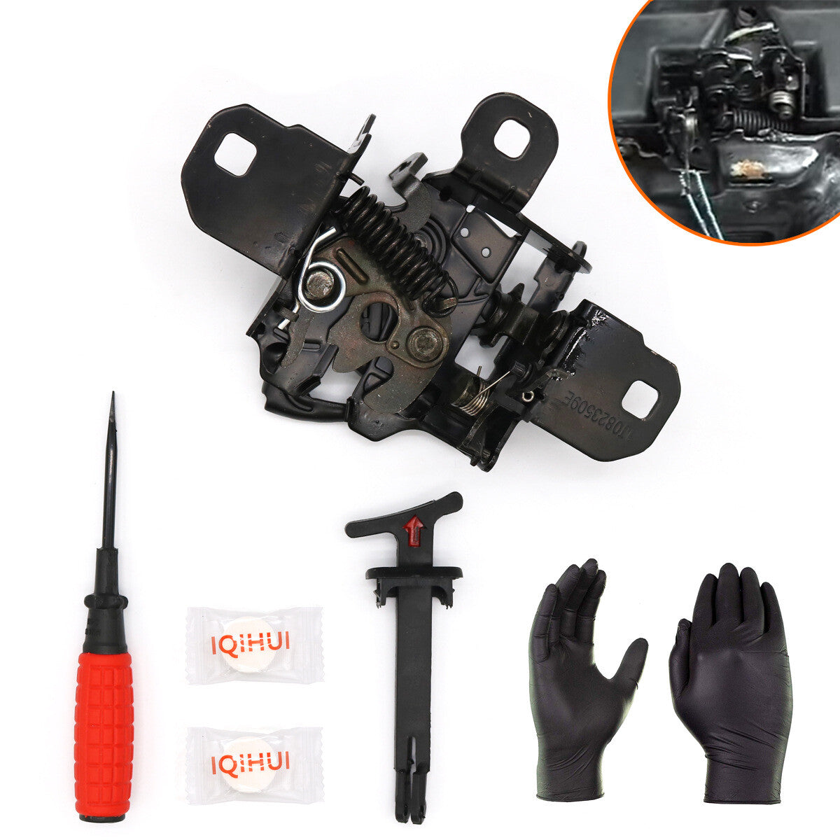 for Golf for Jetta Hooded Latch + Release Pull Lock Handle + Tool Kit n