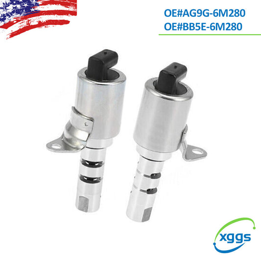 2X for LAND ROVER DISCOVERY SPORT AG9G-6M280 VVT Variable Valve Timing Solenoid