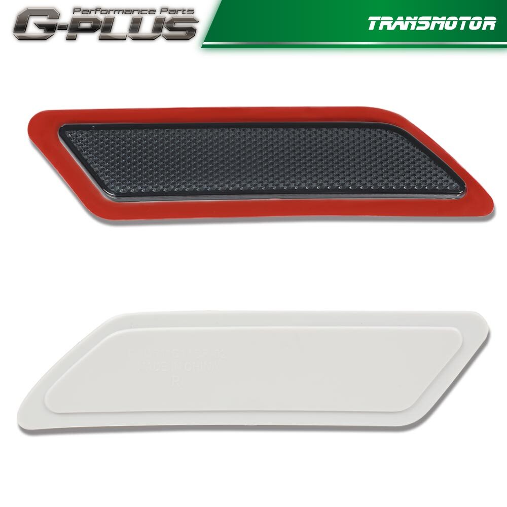 2 Pack Fits 12-15 for F30 F31 3 328i 335i Smoked Front Bumper Reflector - v