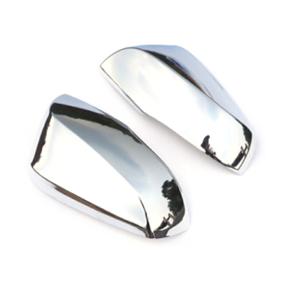 ABS Rearview Side Door Mirror Cover Trim Chrome Fit for Toyota Alphard 2016-19 Pair