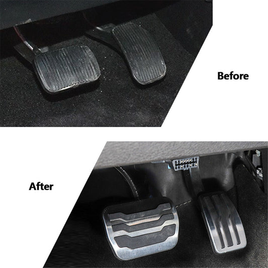 Gas Pedal Accelerator Brake Pedal Cover Stainless Steel  for ford  F150 2015-2019