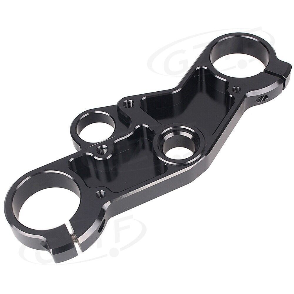 Black Upper Front Triple Tree End Top Clamp for Suzuki GSXR600 750 GSXR1000 Q