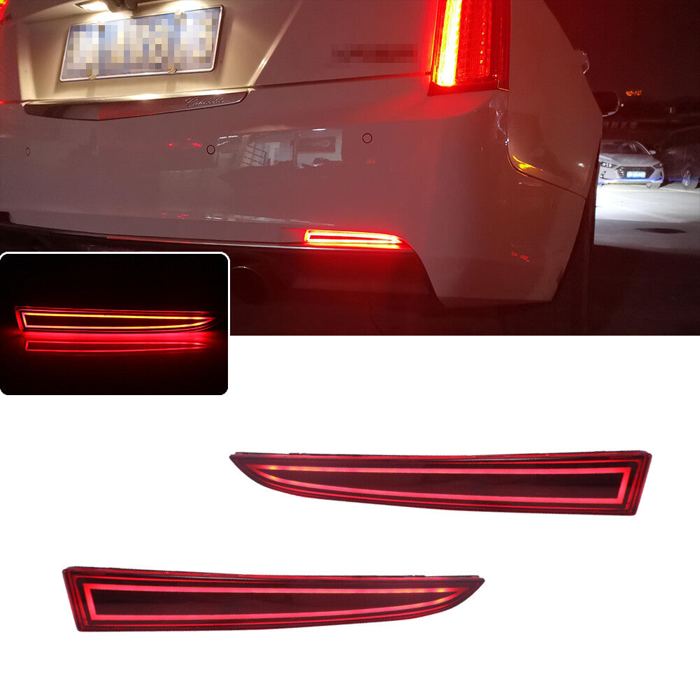 3D optical rear bumper reflector light red LED light kit suitable for 2008 and 2009 for Pontiac G8- v