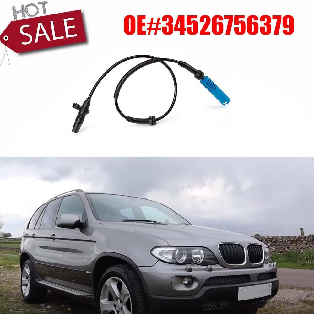 Front ABS Wheel Speed Sensor 34526756379 for BMW X5 E53 3.0L 4.4L 4.8L 03-06 XYD