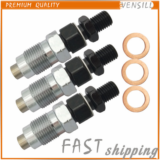 3Pcs Fuel Injector 49033-1058 for Kawasaki Mule 2510 3010 KAF950A KAF950B Diesel