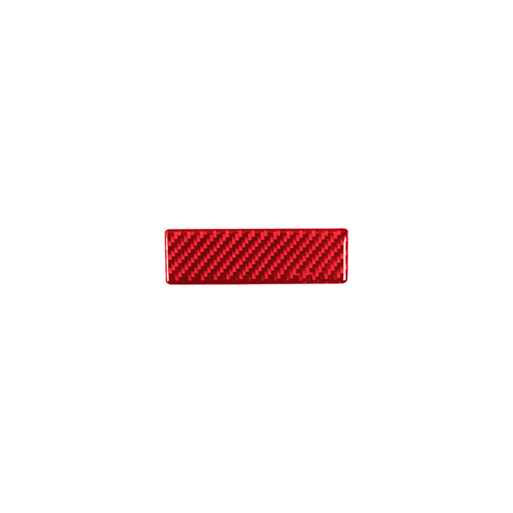 Red Carbon Fiber Glove Box Handle Cover Trim for Lincoln for Navigator 2007-2014