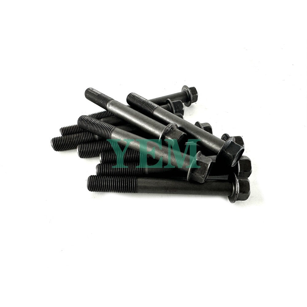1 Set Engine Head Bolt 10pcs for Volvo D38 Diesel Engine D38 Cylinder Head Bolt