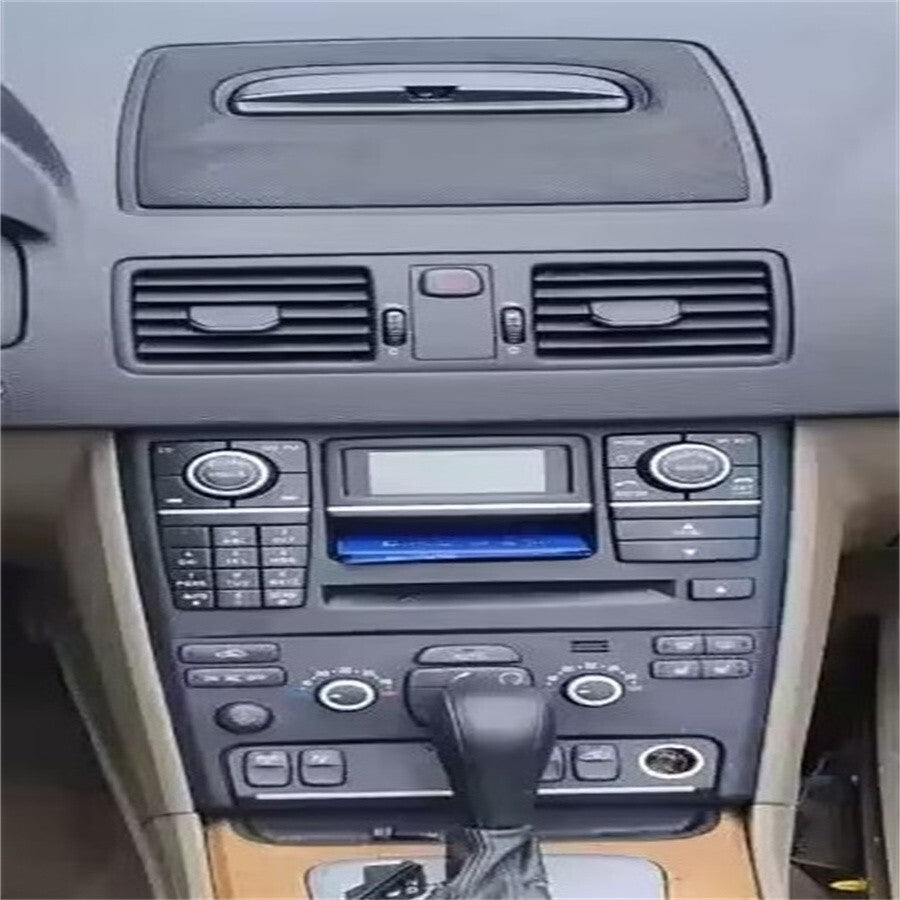 Fascia 2 DIN Car Stereo Radio Frame Trim Kit in Black for Volvo XC90 2002-2014 n
