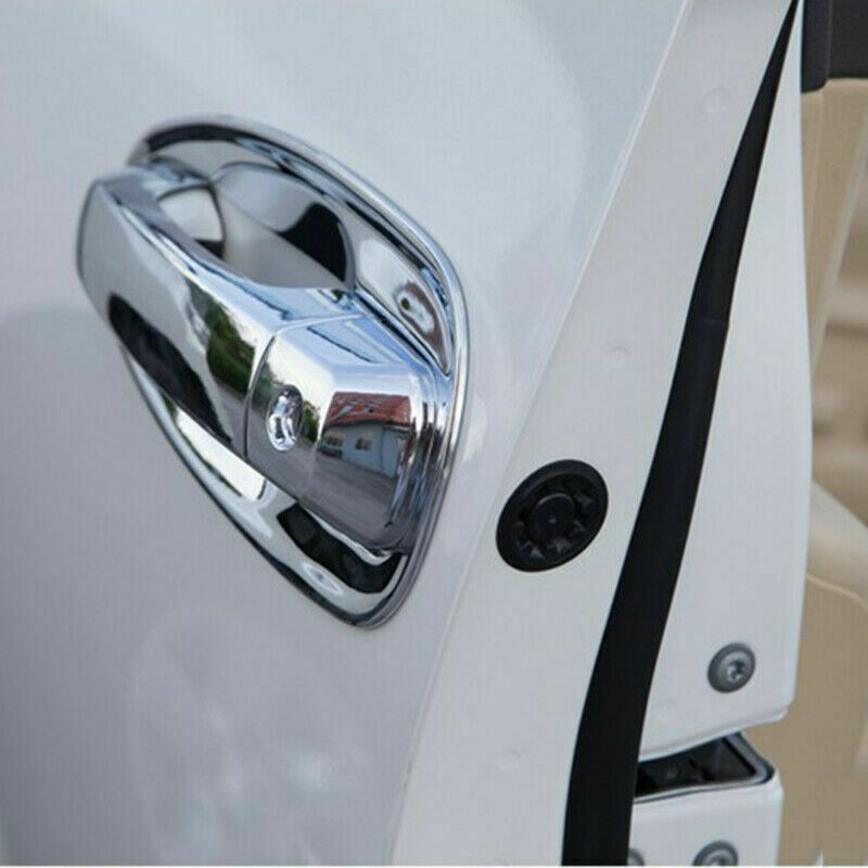 Chrome ABS Rear Window Side Moulding Cover Trim Decor For Escape 2013-2019 v