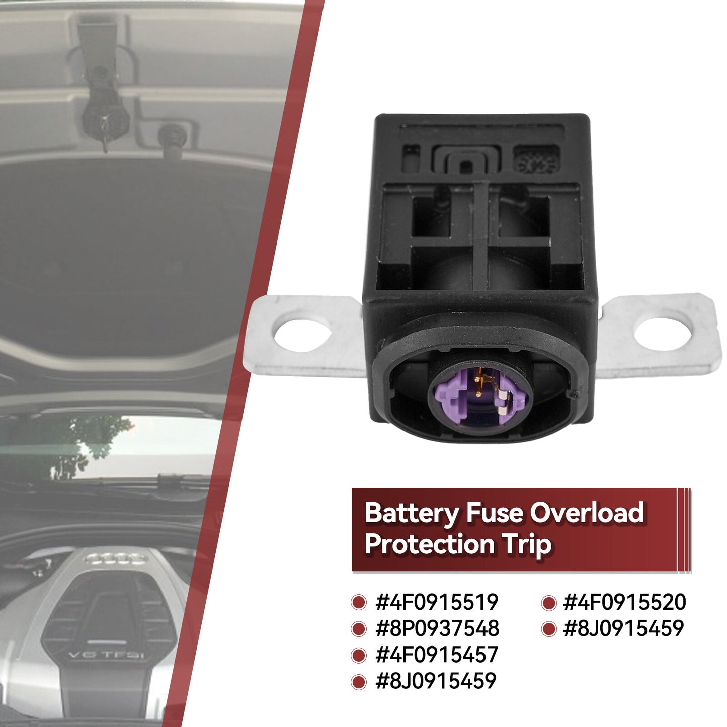 BATTERY CUT OFF FUSE OVERLOAD PROTECTION TRIP 4F0915519 for AUDI for A4 for A5 for A6 Q5 Q7 Q
