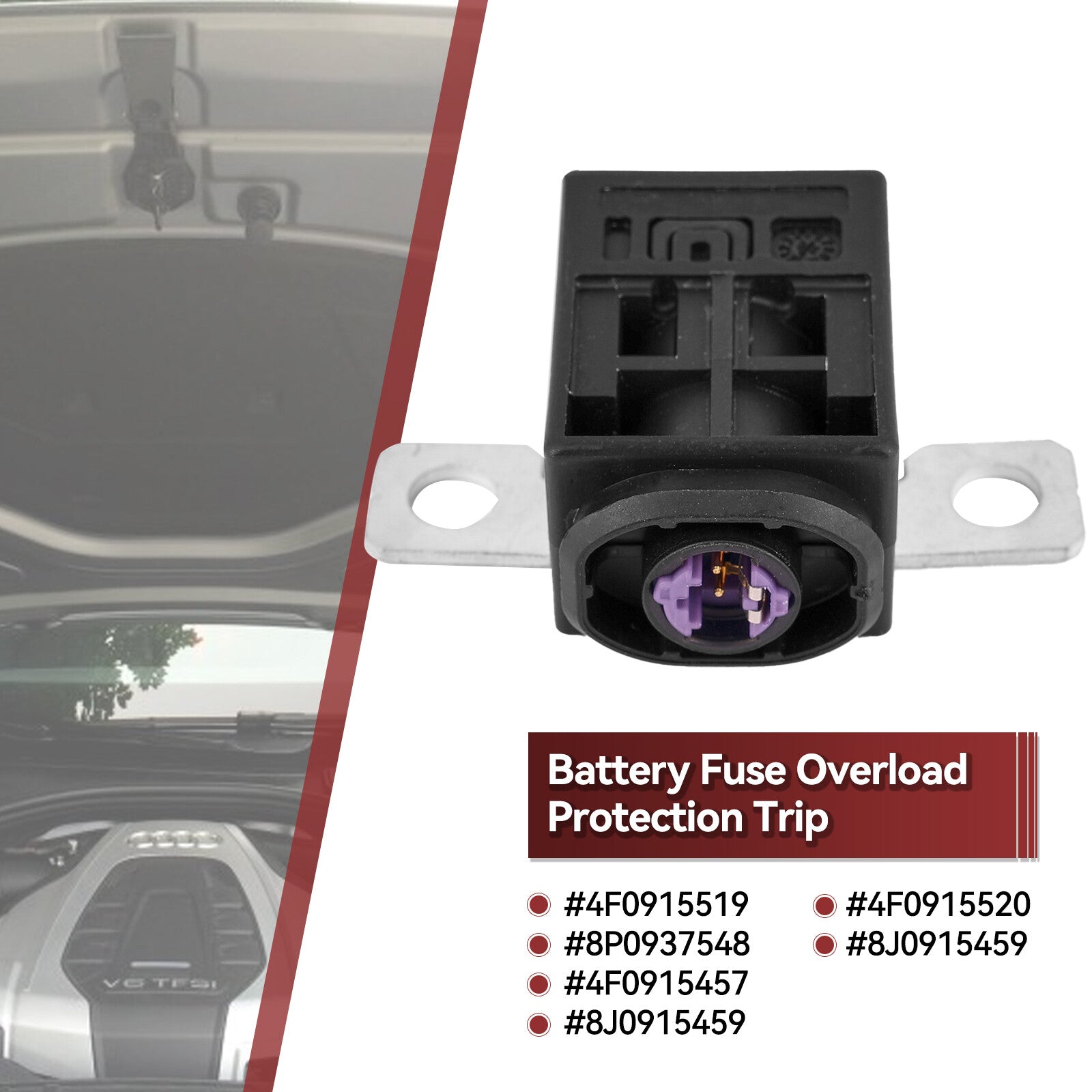BATTERY CUT OFF FUSE OVERLOAD PROTECTION TRIP 4F0915519 for AUDI for A4 for A5 for A6 Q5 Q7 Q