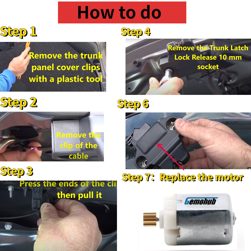 Power Trunk Lock Latch motor For 2005-2010 for Ford Focus MK2 2007-2014 for Ford Mondeo