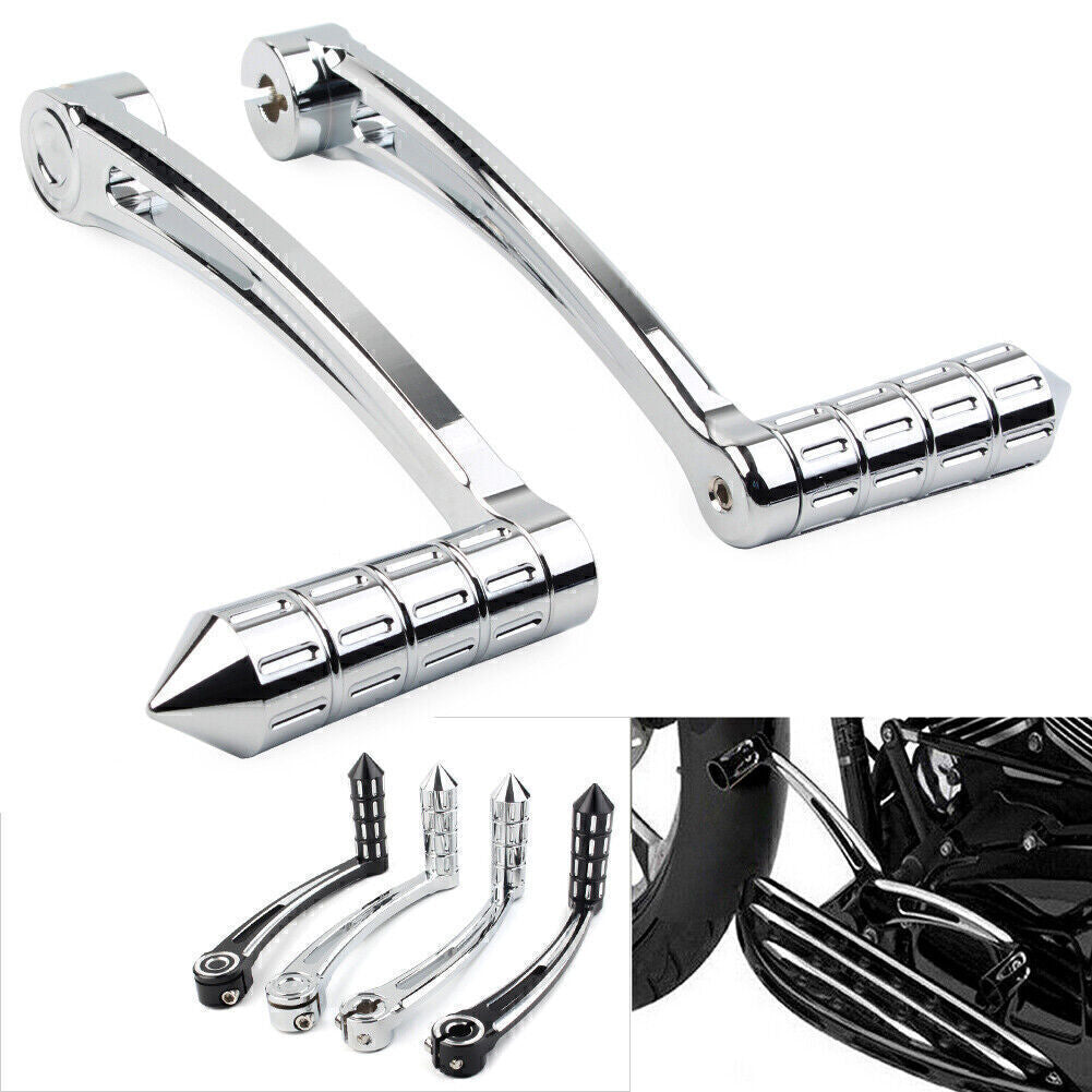 Fit 2000-2015 for Harley FL Softail Models Heel Toe Shift Lever + Spike Shifter Pegs Q