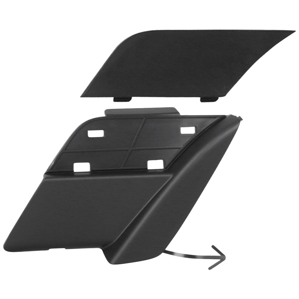 Front Bumper Tow Hook Cover Cap Set Unpainted For SX4 Scross Facelift 2016-2020 Q