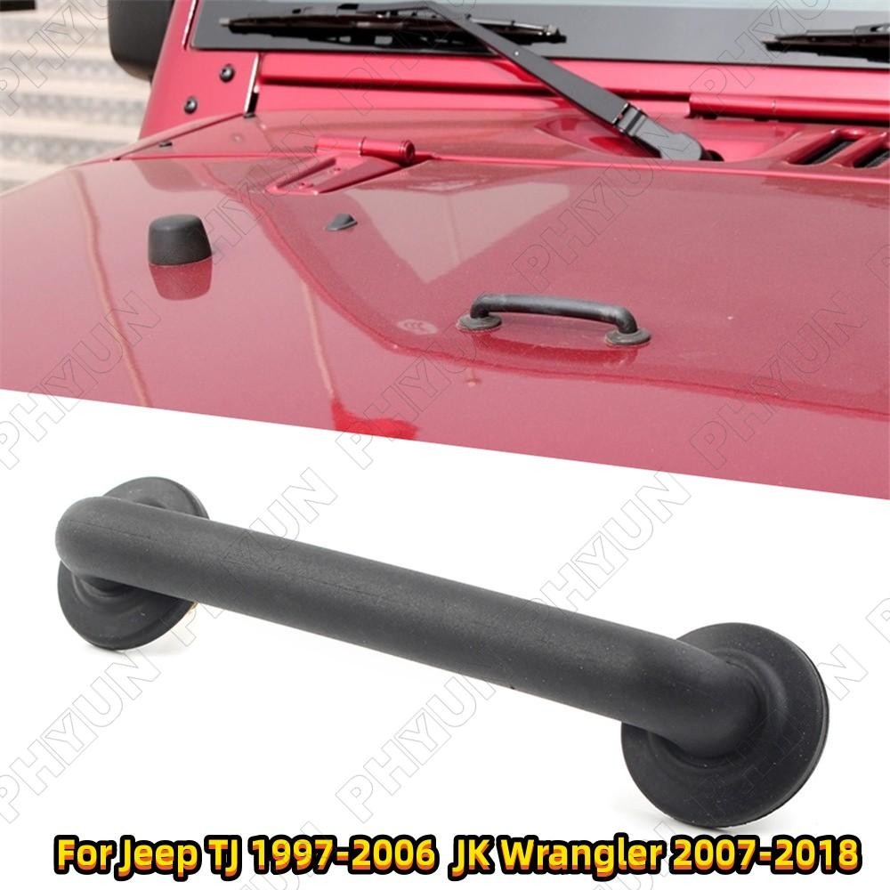 Black Hood Hold Down Bracket  55176422 for Jeep TJ 1997-06 JK for Wrangler 2007-18