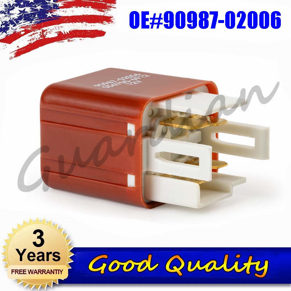 4-pin 12V headlight relay 90987 - 02006 for Lexus ES300, GS300, LX450, for Toyota .