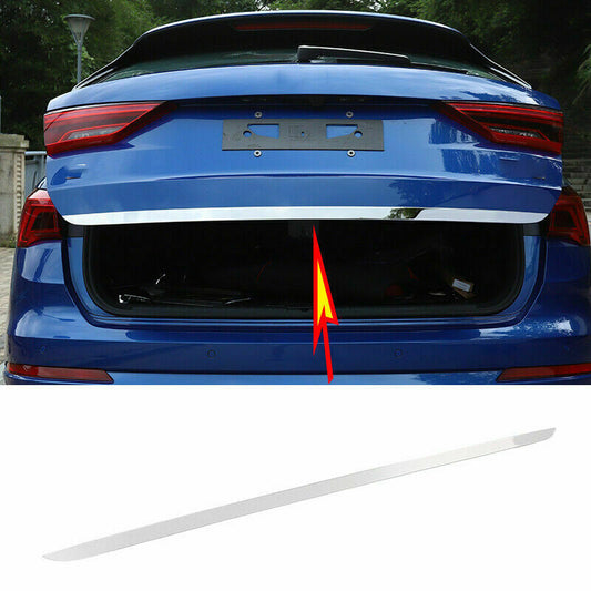 for Audi Q3 2019 2020 2021 Chrome REAR TRUNK TAIL GATE DOOR LID COVER TRIM Strip
