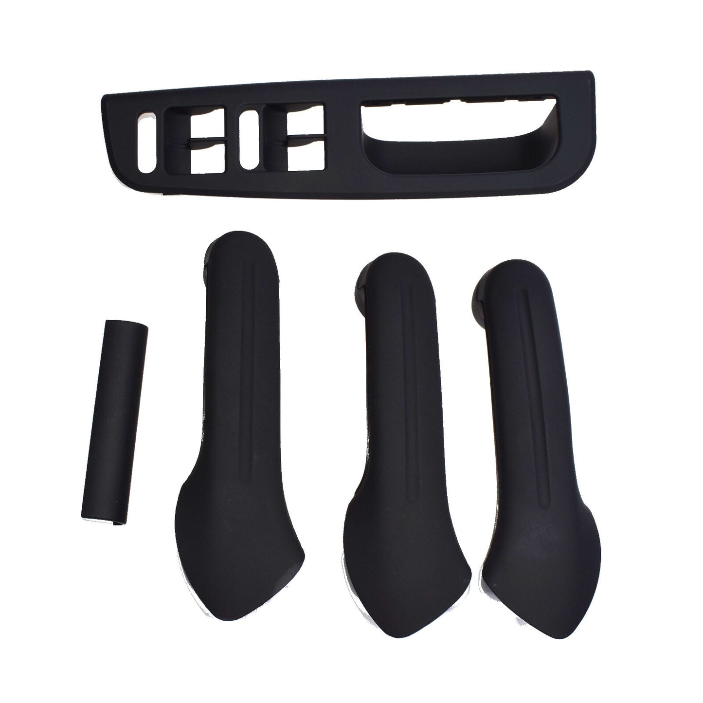 5-piece set of black inner door handle cover switch frame trim suitable for Golf MK4 (new) n