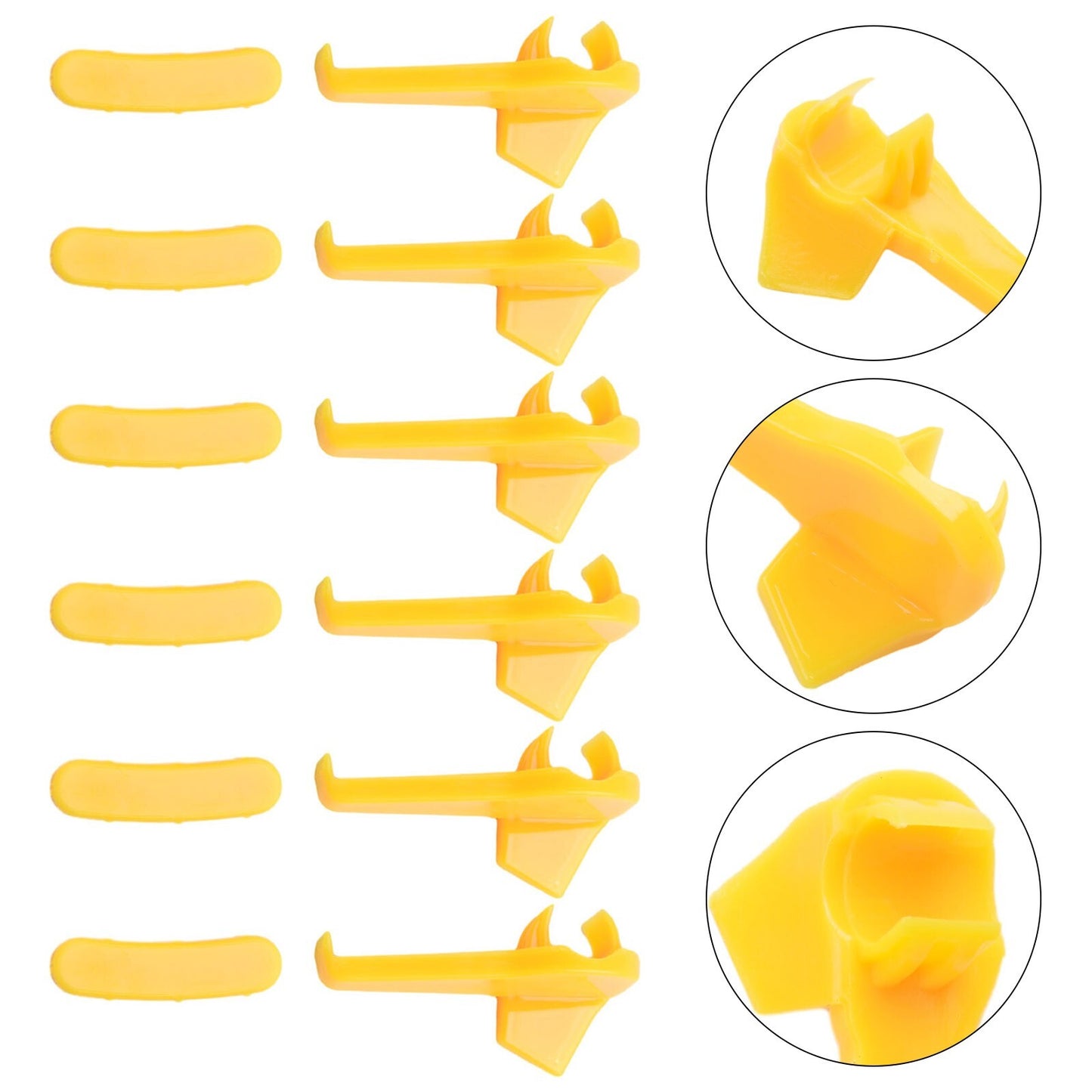 12 Pcs Tyre Tire Changer Part,Nylon Mount Demount Head Insert Rim Protector v