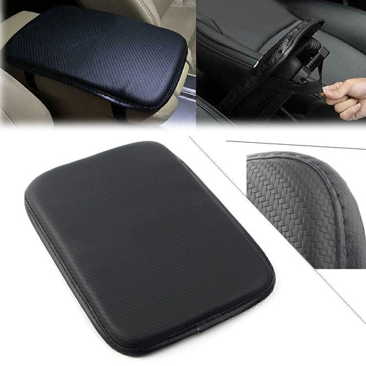 Carbon Fiber Car Center Console Armrest Cushion Pad Cover Mat  for ford  Racing Q