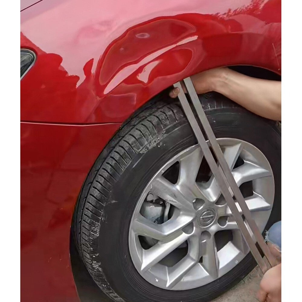 Car Fender Damage Repair Tools Flat Bar,Automotive Dent Removal Kit,Auto Dent v