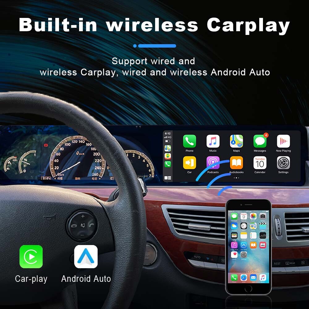 Android Car GPS Touch Screen Carplay for Mercedes-Benz S Class W221 2006-2013