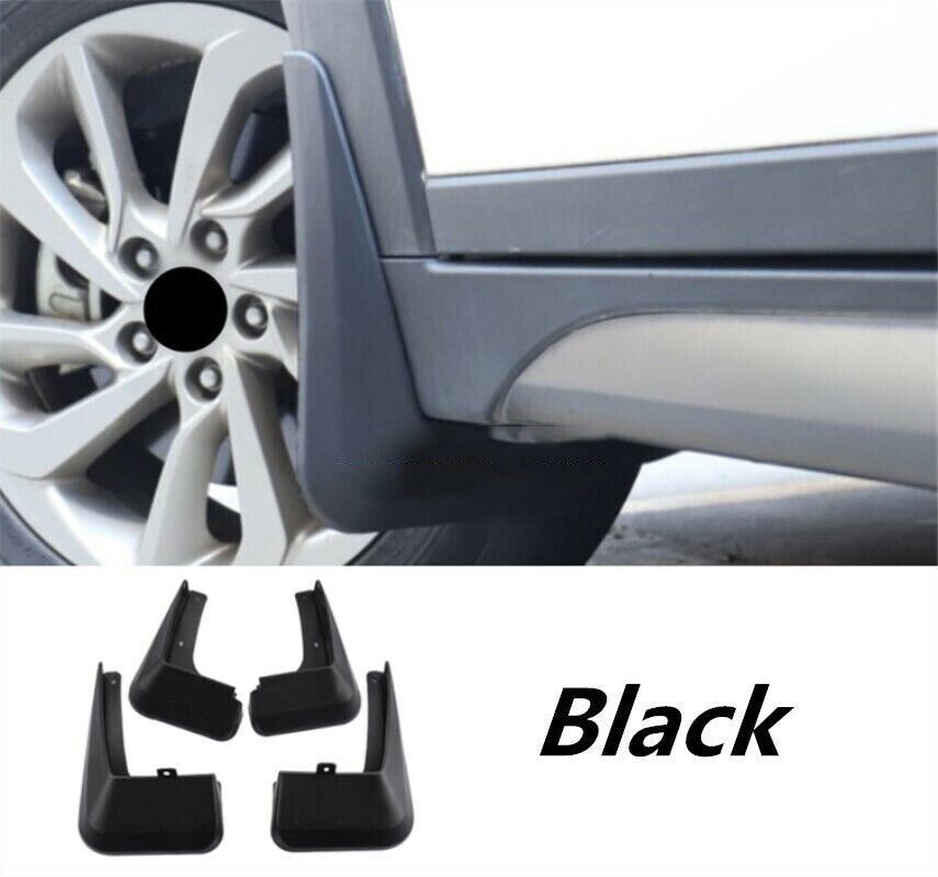 4P for Hyundai for Tucson 2015-2020 Black Splash Guard Mud Flaps Mudguard Cover Trim Q