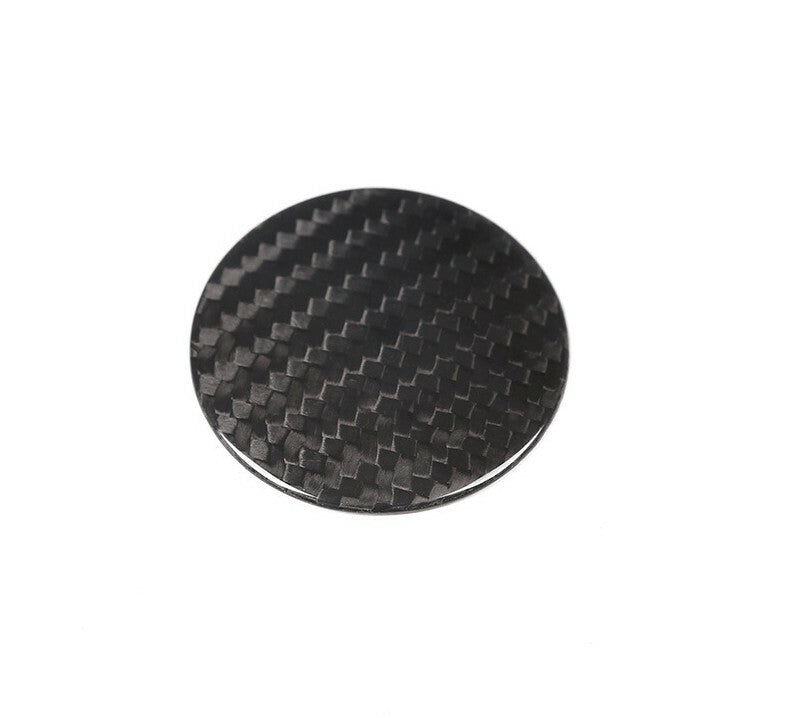 Genuine carbon fiber gear shift button protective cover suitable for Jaguar XF F-Pace 2016-19