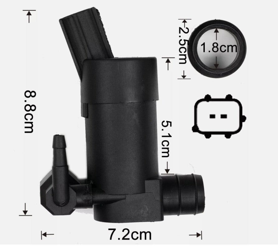 Front  Rear Windscreen Washer Pump for Volvo  for Ford 30699952 Twin Outlet Motor