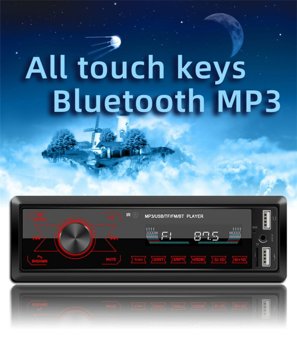 Bluetooth Car Stereo Audio In-Dash FM/AUX Input Receiver USB SD MP3 Radio Player n