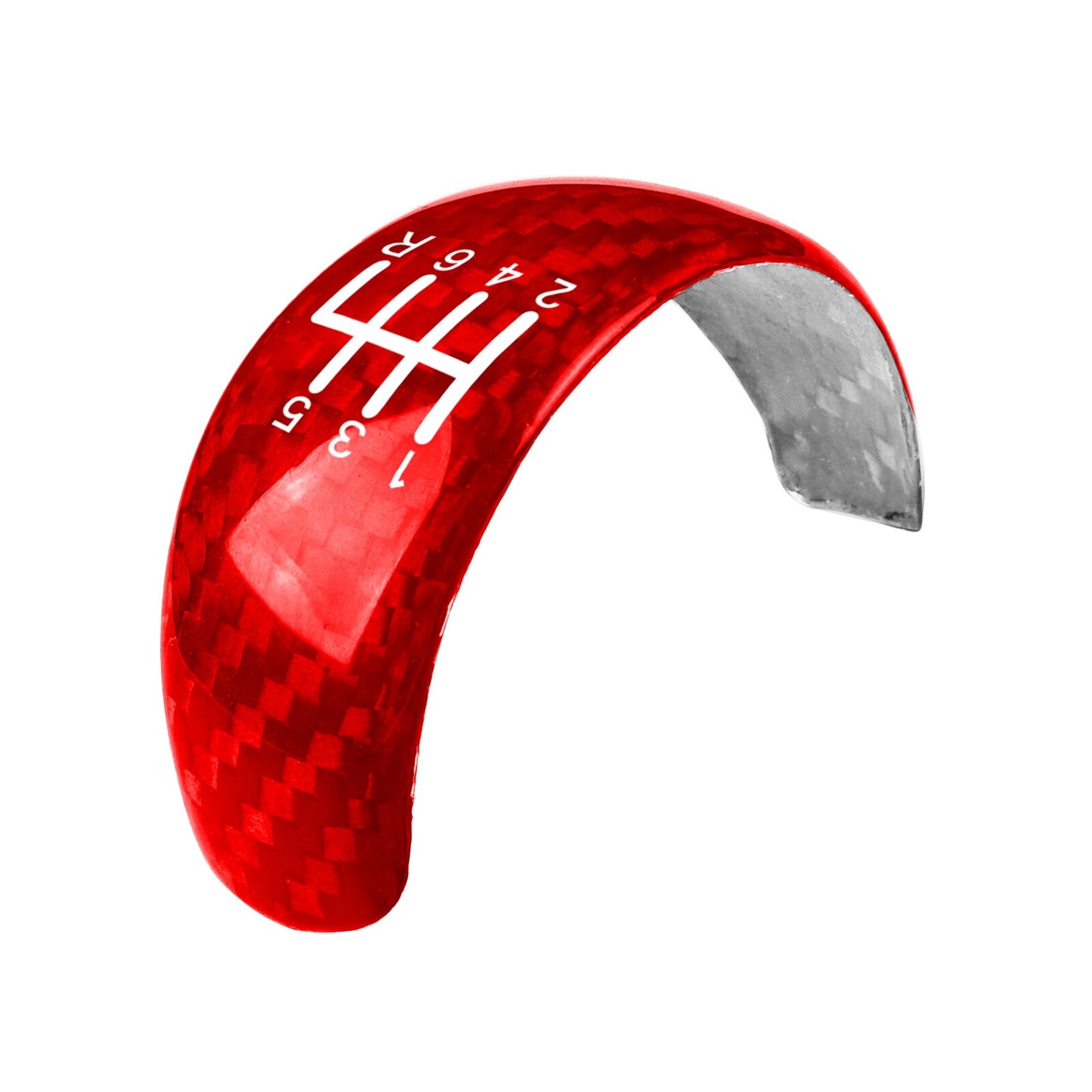 Real Carbon Fiber Red Gear Shift Knob Panel Decor Trim for NISSAN 370Z Z34 09-18 Q
