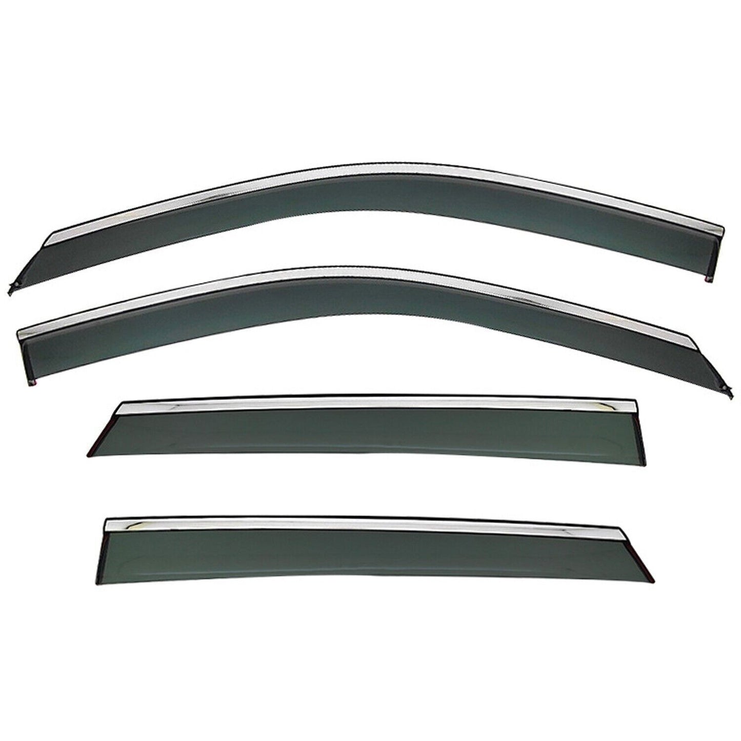 ABS Chrome Window Visor Vent Shades Sun Rain Guard For Trax 23 2024 B n
