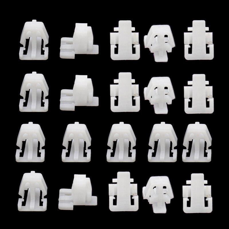 20Pcs Nylon Body Side Molding Clips Retainers Fit for Honda for Civic CR-V Odyssey