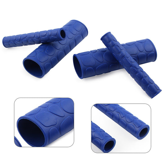 Pair Motorcycle Hand Grips Dirt Bike Soft TRP Handle Bar Handbrake Cover Q