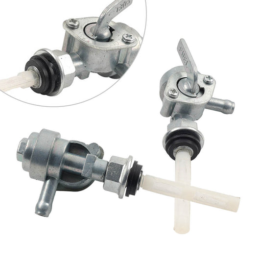 2x M10X1.25mm Generator Fuel Tank Shut Off Valve 28-1783-V ATV Gas Switch