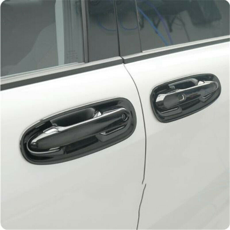 Glossy Black Exterior Door Handle Molding Cover Trim for Toyota for Sienna 2021-2023