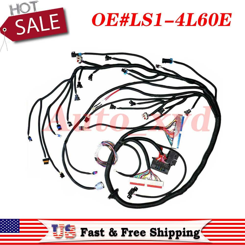 NEW Wiring Harness Standalone Set For LS1-4L60E Engine DBC 4.8 5.3 1997-2006 XYD