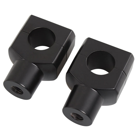 2-piece motorcycle 1-inch handlebar riser mount aluminum alloy suitable for most cruiser Bobber Choppers Q