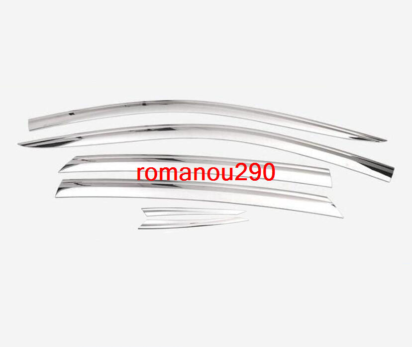 for Cadillac XT5 2017-2024 Chrome Window Visor Vent Shade Rain Guard Door Visor