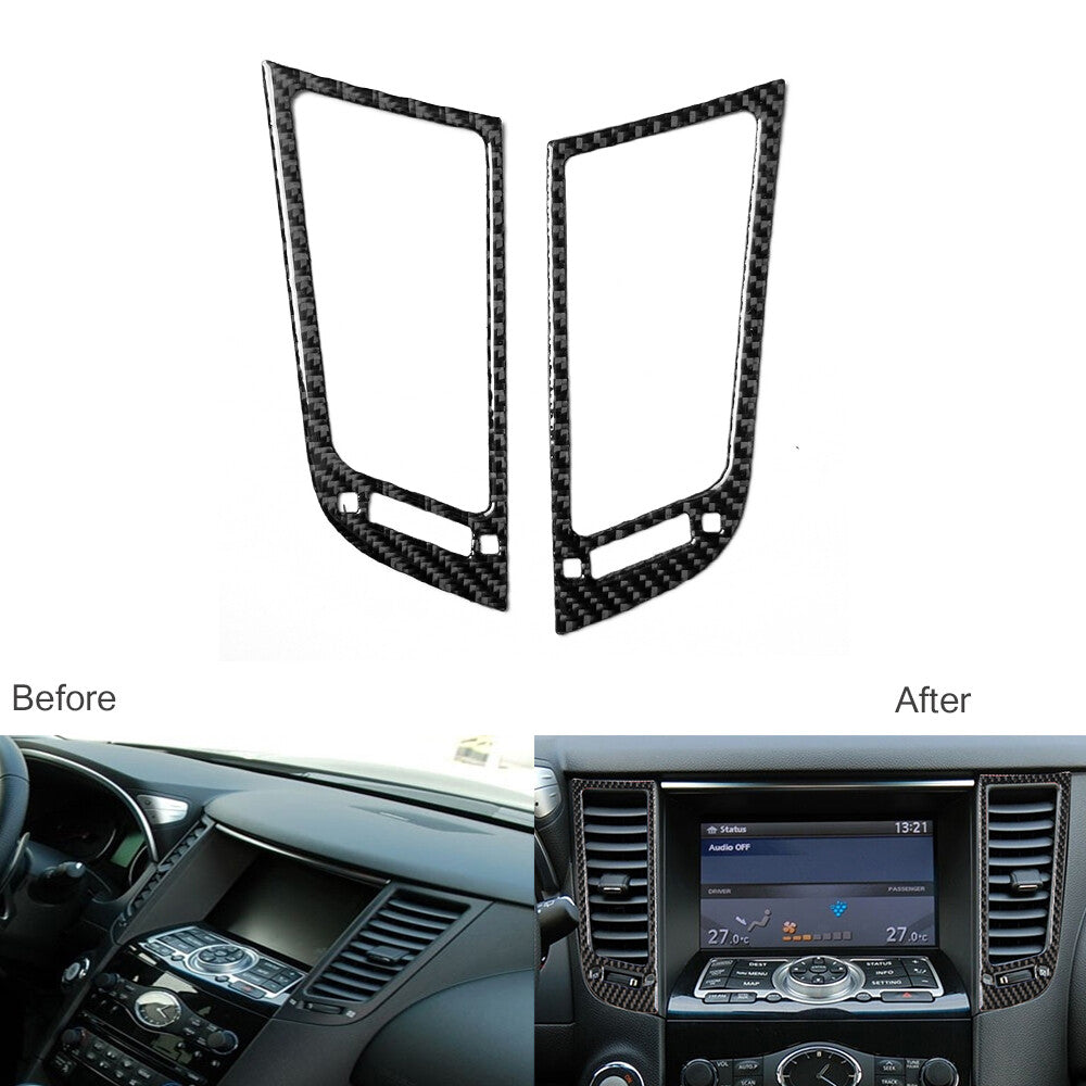 Carbon Fiber Passenger Dashboard Strip Cover Trim for Honda Ridgeline 2017-2020 v