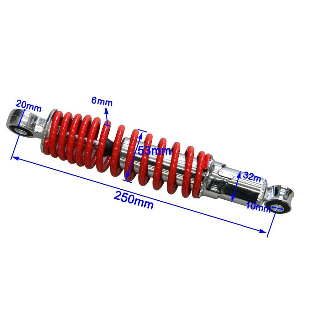 250mm Front Shock Absorber Suspension for ATV QUAD Dirt Bike Go Kart 110cc 125cc