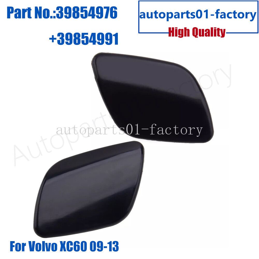 Front Left Right Headlight Washer Nozzle Cover Cap Fit for Volvo XC60 09-13