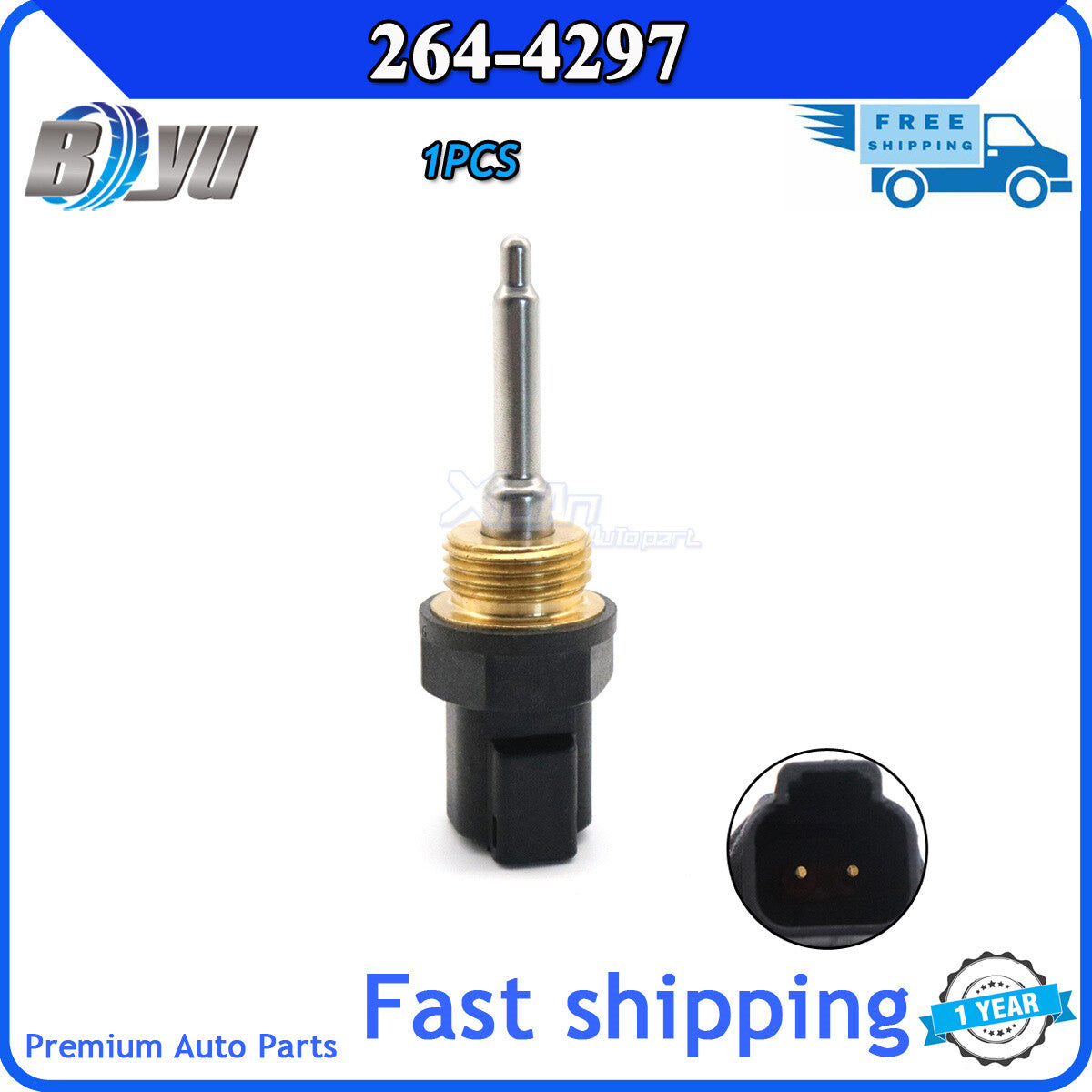 Suitable for Caterpillar CAT C7 3126 8YL 130-9811 1 piece water temperature sensor 264-4297 - v