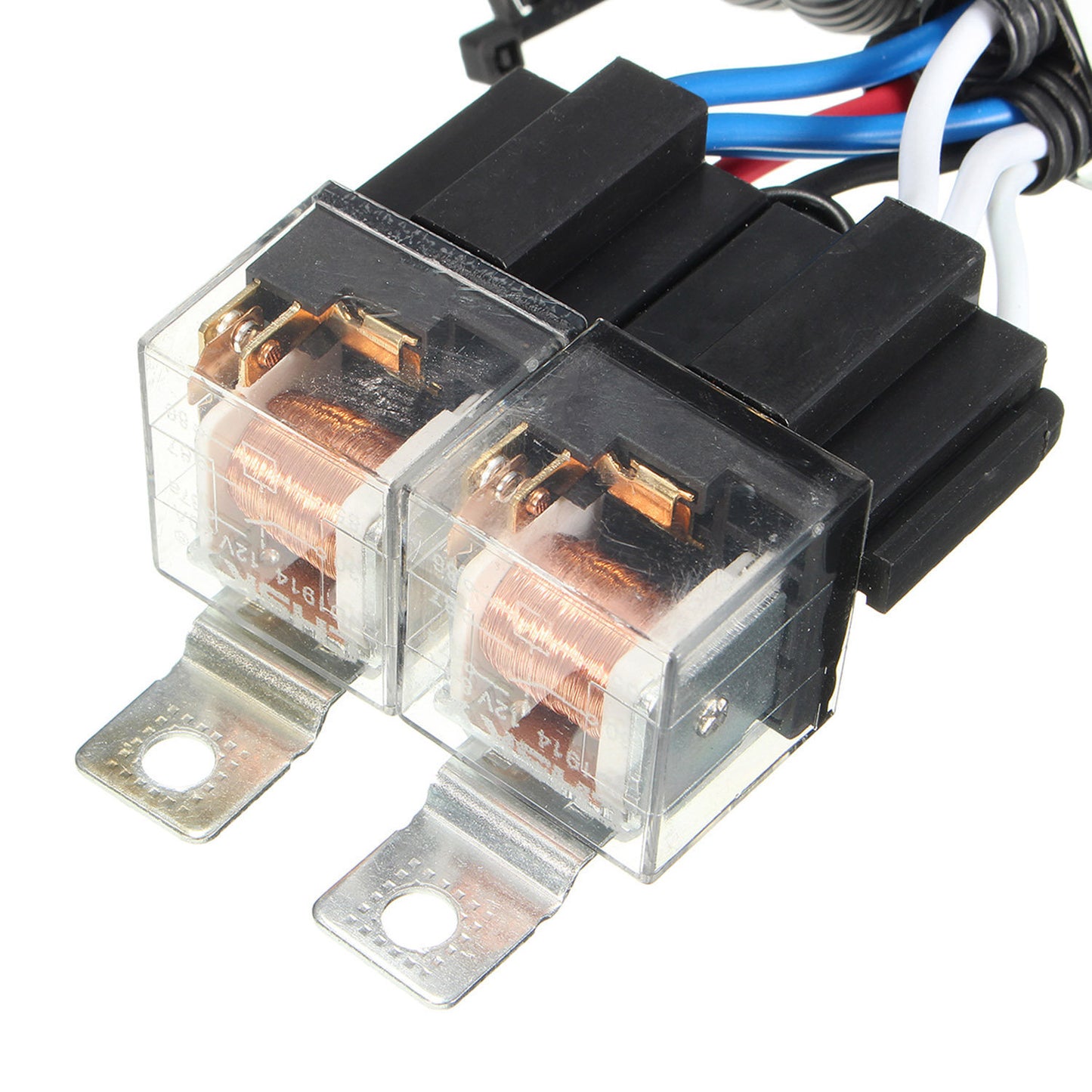 H4 Negative-Switched LED Headlight/Lamp Bulb Relay Wiring Harness Plug Kit