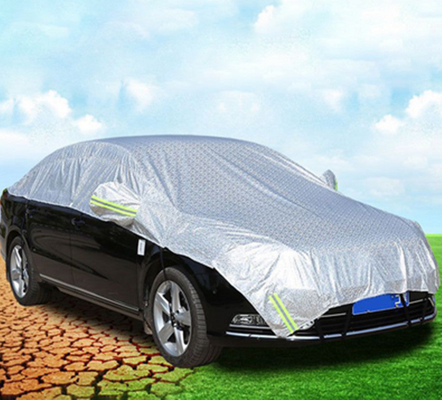 Semi-body Car for SUV Half Cover Sunshade Dust Heat Resistant Waterproof Reflective